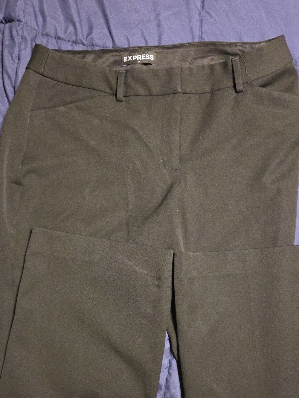 Express Black Women's Dress Trousers - Straight Leg